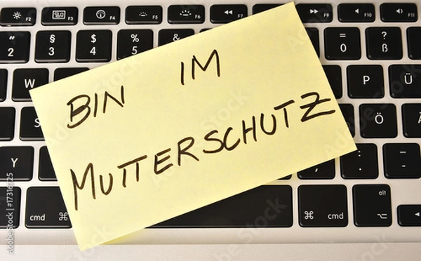 Obraz Bin im Mutterschutz