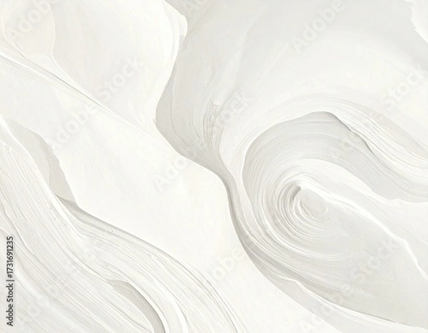 Fototapeta Abstract, flowing, light gray, wavy, textured, pattern