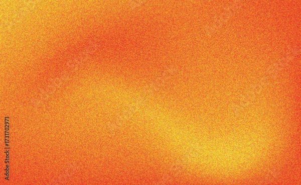 Fototapeta Vibrant, colorful gradient background with a modern, gritty noise texture, blending warm tones of pink, orange, and yellow. Perfect for abstract and digital designs.