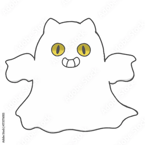 Obraz ネコのオバケ