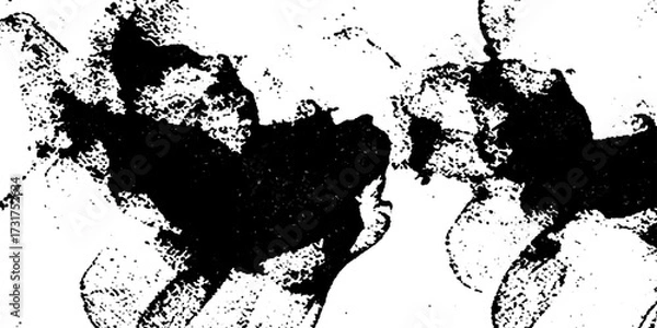 Fototapeta Distressed abstract grunge texture with cracked vintage wall effects and rough scratched surface for old aged vector background design .