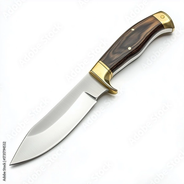 Obraz hunting knife isolated on white