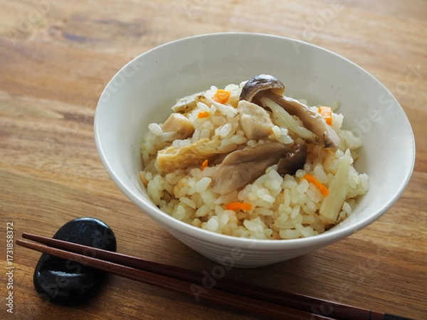 Obraz 炊き込みご飯