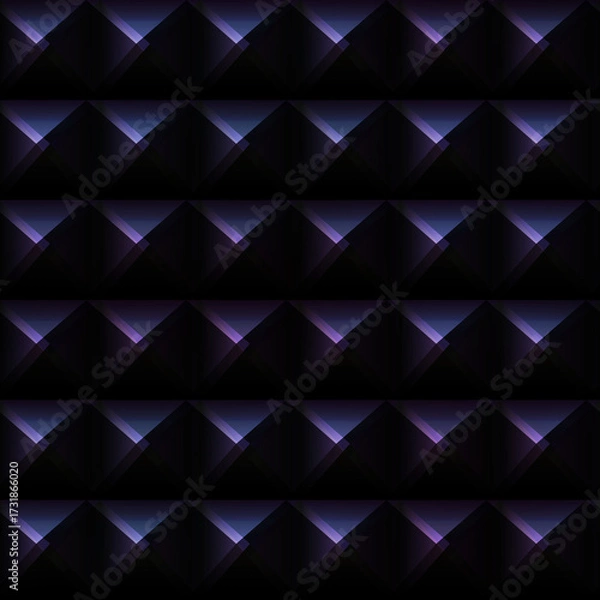 Fototapeta Isometric triangle pattern