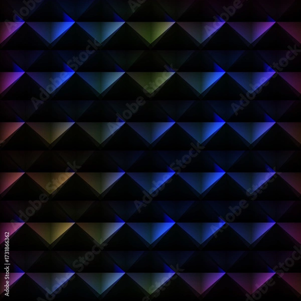 Fototapeta Spectrum triangle pattern
