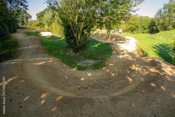 Obraz Dirt Bike Parcours
