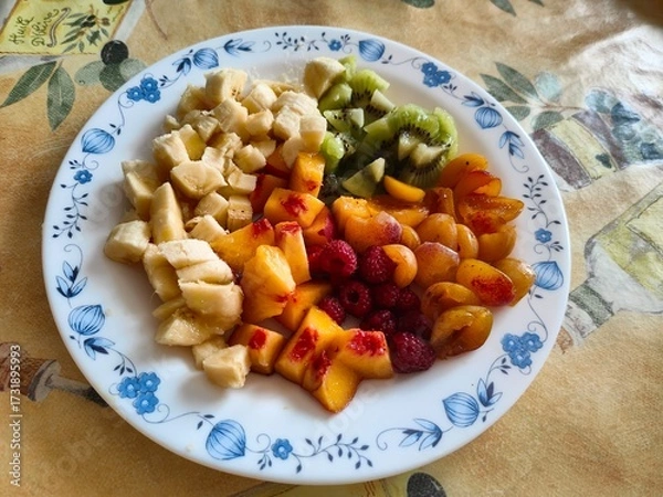 Obraz Fresh fruit plate