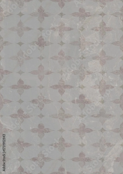 Obraz Repeating geometric pattern with soft pastel tones and subtle texture