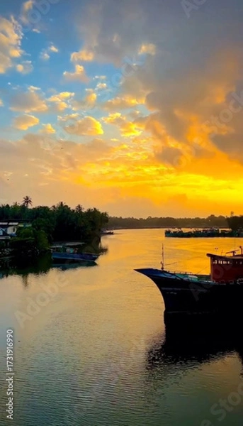 Obraz sunset over the sea