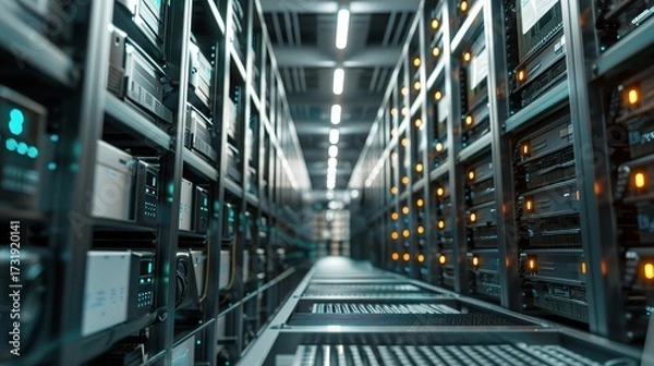Fototapeta Storage battery with a robust plastic or metallic case, positive and negative terminals, and labeled capacity indicators, used for backup power in homes, factories, or electronic devices, placed on a 