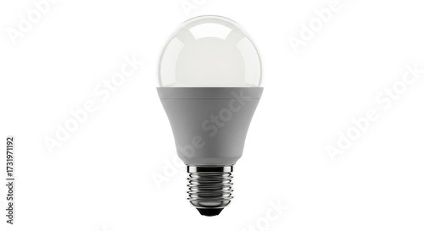 Obraz Isolated LED lamp provides energy efficient bright lighting for modern homes and offices