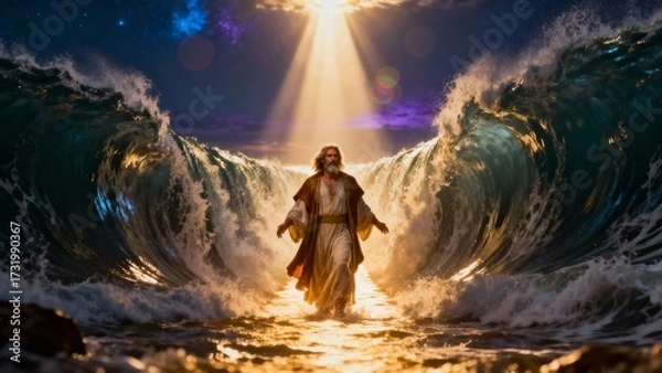 Obraz 모세의홍해기적_신성한빛이내리는순간