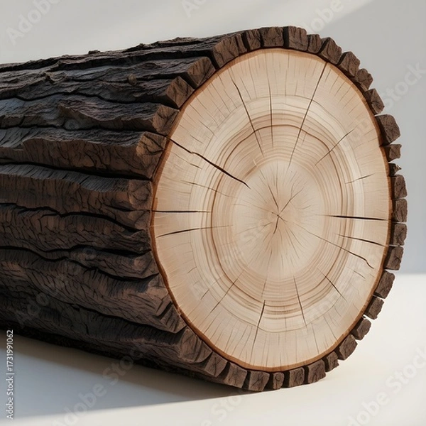 Obraz wooden cross section