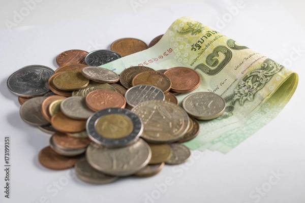 Obraz The banknotes and Coins