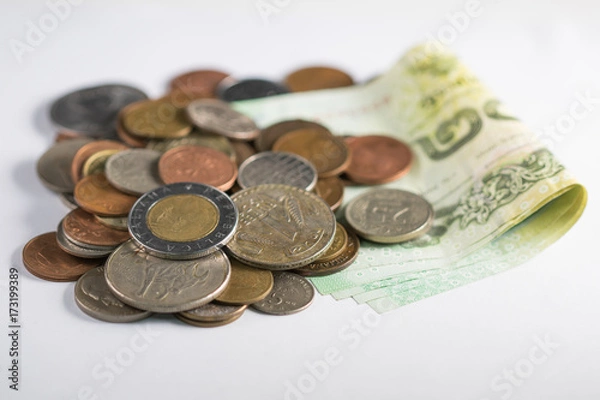 Obraz The banknotes and Coins