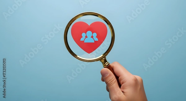 Fototapeta Customer experience and customer loyalty concept. Customer relationship management (CRM). Developing strategies to create relationships with happy customers and build trust best service.