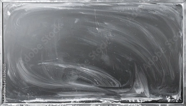 Obraz Used chalkboard, various marks