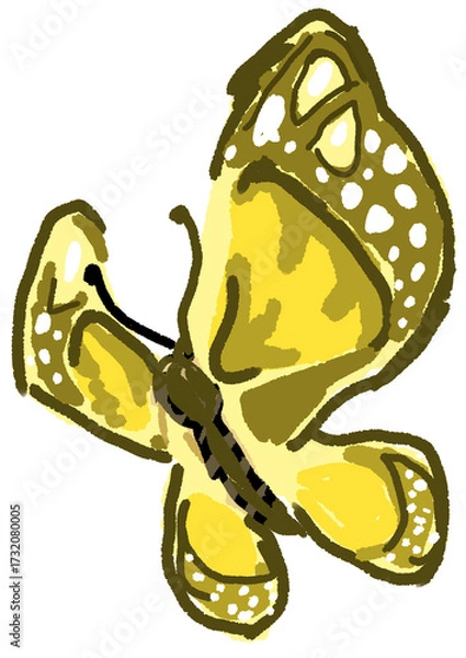 Fototapeta 나비(어둡노랑)