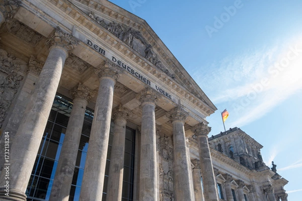 Fototapeta Reichstag building in Berlin