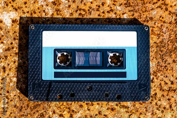 Fototapeta Audio Tape Cassette closeup