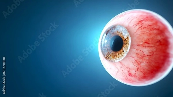Fototapeta Understanding Macular Degeneration and Its Effects on the Retina