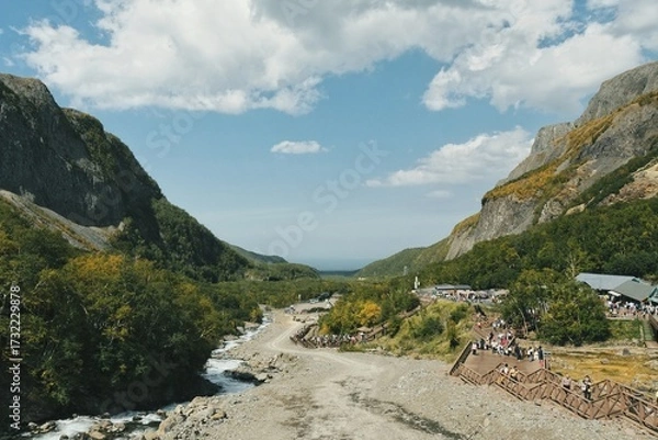 Obraz 秋韵长白：溪谷间的自然诗篇【Autumn Charm of Changbai: Nature's Poem in the Valley】