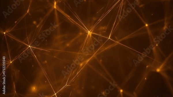 Fototapeta node. Abstract digital network concept with glowing nodes and connections, representing futuristic technology. product launch decks.