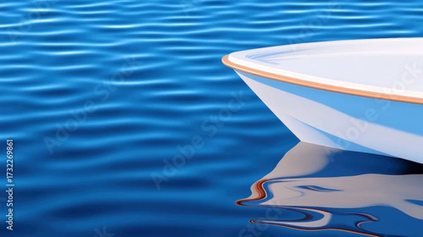 Obraz Light and Shadow, The image captures sunlight reflecting off water, creating beautiful ripples and shimmering patterns.