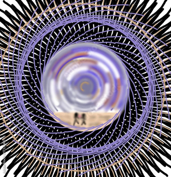 Obraz A portal to another dimension.