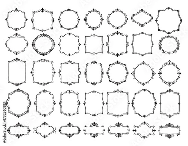 Obraz Collection of decorative frames