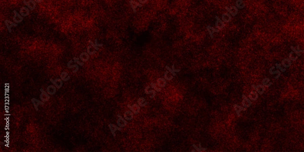 Fototapeta Abstract red grunge natural smooth cement concrete floor and plaster dirty wall background texture. red marble texture and red paper texture. plastered long panoramic concrete wall background.