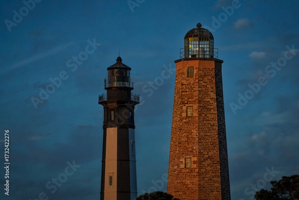 Obraz Two Lighthouses