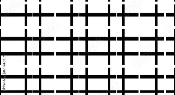 Obraz Black bars in grid pattern