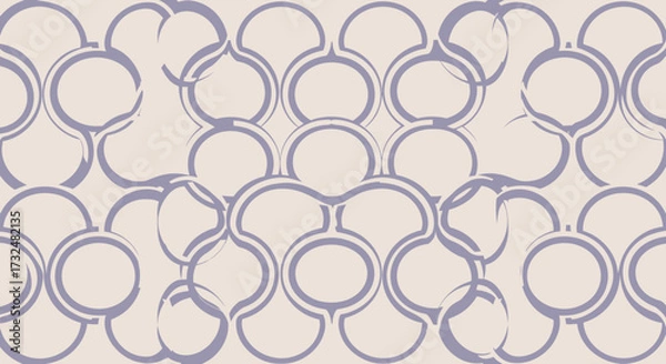 Obraz Interlocking circles pattern