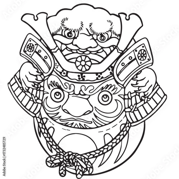Obraz Daruma Tattoo 004