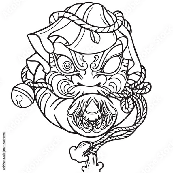 Obraz Daruma Tattoo 007