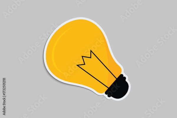 Obraz vector Innovative good idea concept
