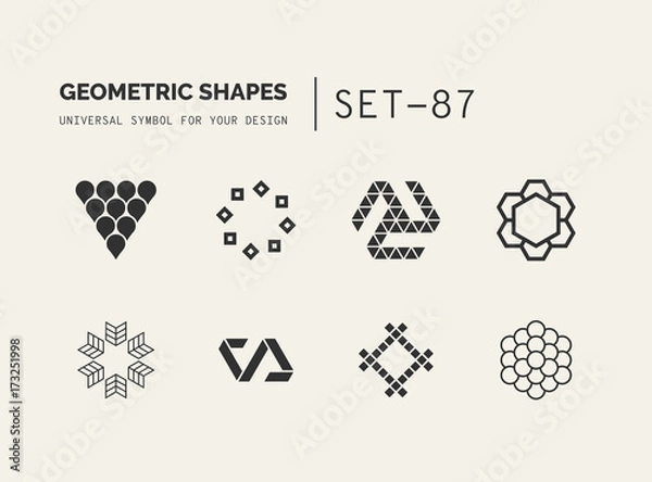 Obraz Universal shapes for your design