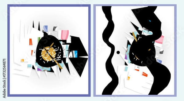 Obraz Sfondo e composizione astratta