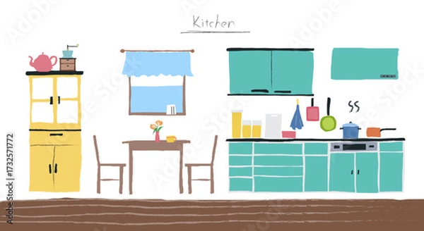 Fototapeta キッチン