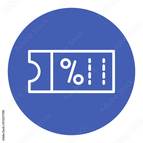 Obraz Ticket Vector Icons
