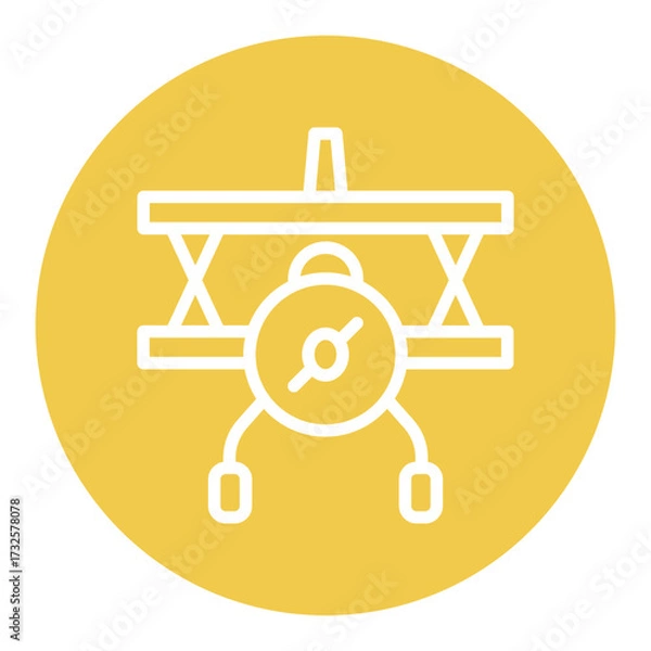 Obraz Biplane Vector Icons