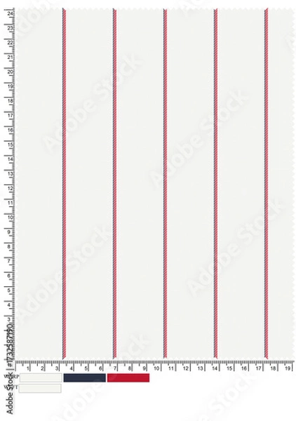 Fototapeta A red spiral notebook with a pen and a white page is the perfect blank pad for your film or business photography design illustration