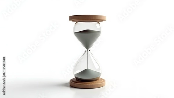 Fototapeta Hourglass Isolated on White Background