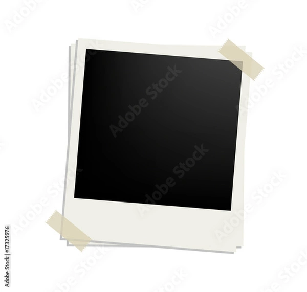 Obraz vector polaroid picture frame