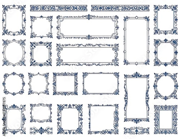 Obraz Decorative ornate picture frames