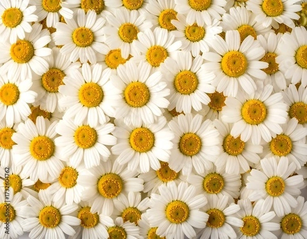 Obraz Close-up view of many daisies