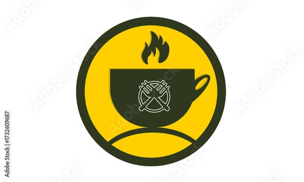 Fototapeta Coffee Logo Design