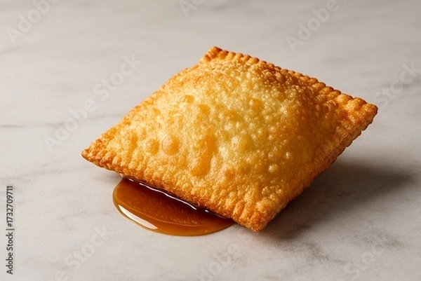 Obraz Elegant dessert shot ideal for premium food packaging or recipe websites.