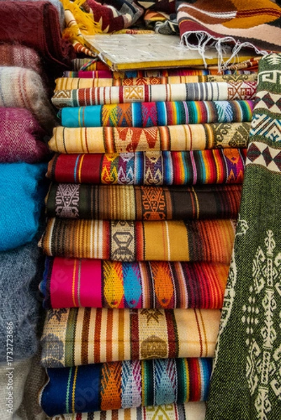 Obraz mercato  a  Otavalo Ecuador